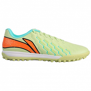 LiNing Jin Artificial Ground Natural Ground Anti-Slip Wear-Resistant Soccer Shoes Men's Green Orange 1 2686113