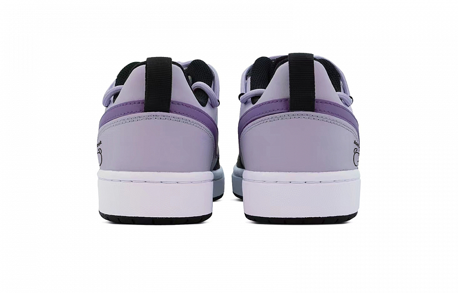 Nike Court Borough Puppy Fragment Low-Top Skateboard Shoes GS Black White Purple купить в интернет-магазине Yoocart с быстрой доставкой по России.