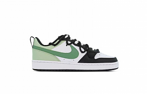 Nike Court Borough Puppy Fragment Low Top Skateboard Shoes GS Black White Green 1 2686237