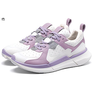 Ecco Low-Top Casual Shoes Women's White Purple 1 2686277