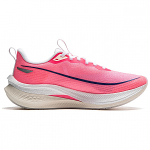LiNing Red Hare 7 Pro Cushioned Slip Resistant Abrasion Resistant Low Top Casual Running Shoes Women's Fluorescent Pink 1 2686286