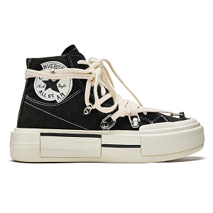 Converse All Star ADCDAVINCI Custom White Bandage Slip Resistant Breathable High Top Canvas Shoes Unisex Black 1 2686379