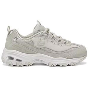 Skechers DLITES Low Top Chunky Sneakers Women's Gray Silver 1 2686576