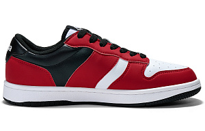 Kappa Anti Slip Wear Resistant Low Top Skateboard Shoes Unisex Red White 1 2686637