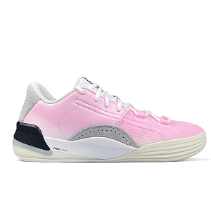 PUMA Clyde Hardwood Pink Ink Wonderland Cushioning Balance Low-Top Basketball Shoes Unisex Pink Black 1 2686734