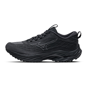 Mizuno Wave Inspire 20 Anti-Slip Wear-Resistant Low-Top Running Shoes Men's Black Gray Color