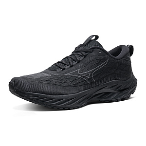 Mizuno Wave Inspire 20 Anti-Slip Wear-Resistant Low-Top Running Shoes Men's Black Gray Color 1 2686910