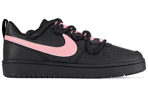 Nike Court Borough Rebel Girlish Slip-Resistant Low-Top Skateboard Shoes GS Black Pink 1 2687204