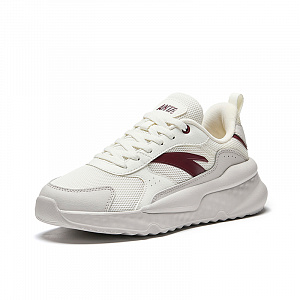 Anta Unruly Series Anti-Slip Wear-Resistant Low-Top Casual Shoes Women's White Gray Red 1 2687221