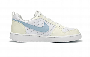 Nike Court Borough Slip-Resistant Low-Top Skateboard Shoes GS Yellow Blue 1 2687259