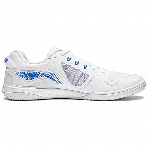 LiNing Cushioning Abrasion Resistant Functionality Low top Unisex White Blue 1 2687738