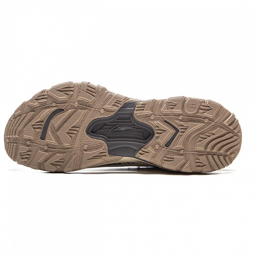 LiNing Elegance 2.0 Shock Absorbers Low Top Outdoor Hiking Shoes Unisex Taupe