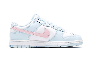 Nike Dunk Sea Salt Peach Slip Resistant, Waterproof, And Breathable Low top Skateboard Shoes GS Blue White Pink 1 2687882