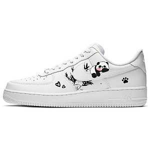 Nike Air Force 1 Skateboard Shoes Men's Low top Black/White
