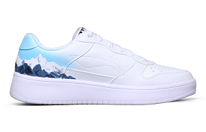 LiNing Pontoon Boats Anti-Slip And Wear-Resistant Breathable Low-Top Skateboard Shoes Men's White Blue 1 2689166