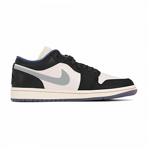 Jordan Air Jordan 1 Vintage Basketball Shoes Women's Low top Black Gray Pink 1 2689357