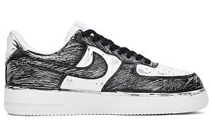 Nike Air Force 1 Low CUS ID Sketching Life Low-Top Skateboard Shoes Unisex Black White 1 2689383