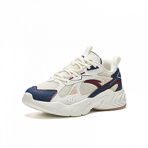 Anta Running Collection Non-slip Wear-resistant Shock Absorption Low-Top Casual Running Shoes Men's White Blue Red 1 2689624