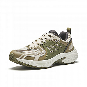 Anta Lightweight Low-Top Casual Running Shoes Men's Mud Sand Gray Dried Wood Color 1 2689662