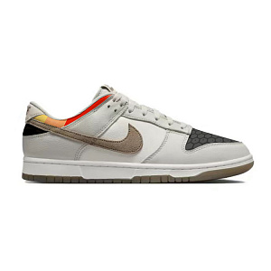 Nike Dunk Anti-Slip Wear-Resistant Low-Top Skateboard Shoes Men's Gray Brown 1 2689683