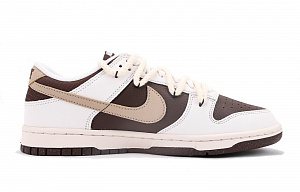 Nike Dunk Slip-Resistant Coverage Low-Top Skateboard Shoes Unisex White Brown 1 2690285