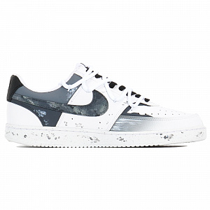 Nike Court Vision Joy Lemon Slip-Resistant Cushioning Abrasion-Resistant Low-Top Skateboard Shoes Men's Black White 1 2690375