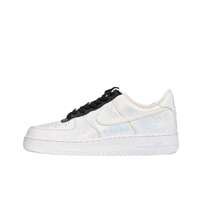 Nike Air Force 1 Height Increasing Low-Top Skateboard Shoes Men's White Black