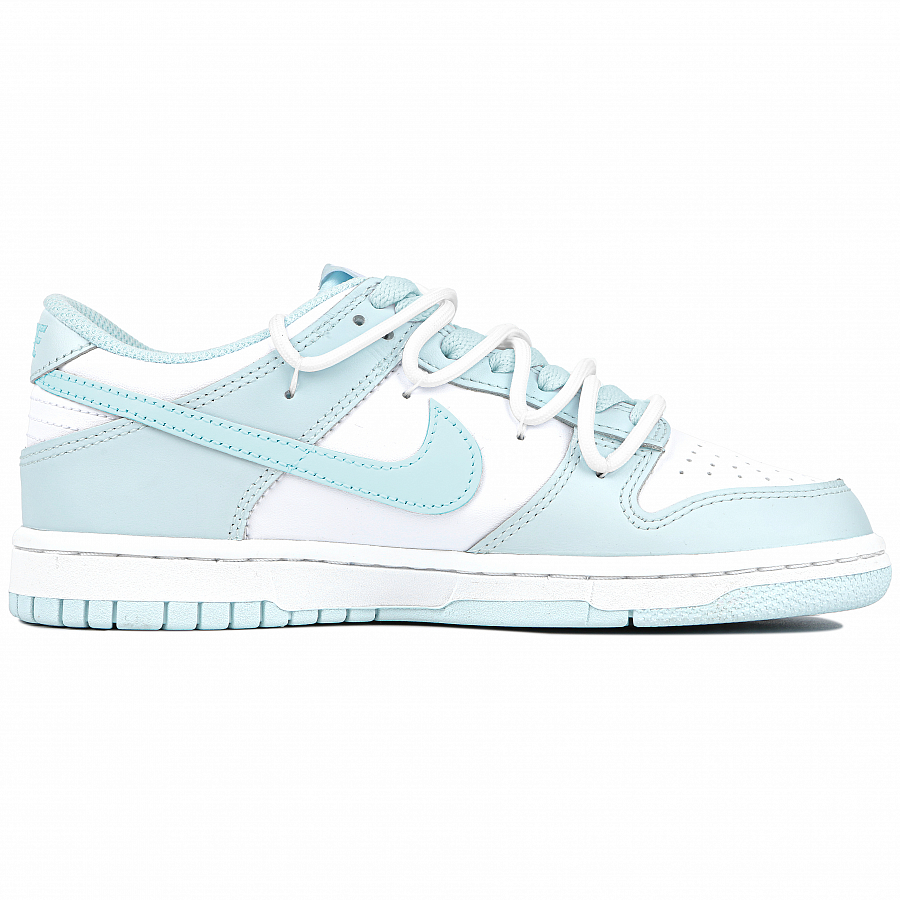 Nike Dunk Low Ice Cool Dew Slip Resistant And Breathable Low Top Skateboard Shoes GS Blue White купить в интернет-магазине Yoocart с быстрой доставкой по России.