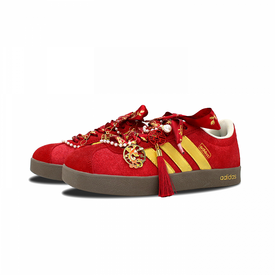 Adidas Neo VL Court 2.0 Low Top Skateboard Shoes Unisex Red Gold купить в интернет-магазине Yoocart с быстрой доставкой по России.