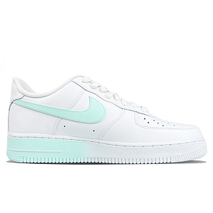 Nike Air Force 1 07 Coverage Warm Slip-Resistant Low-Top Skateboard Shoes Unisex White Green 1 2690537