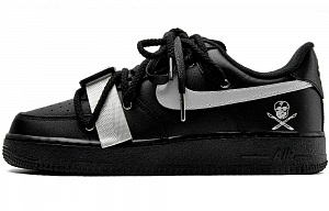 Nike Air Force 1 Skateboard Shoes Unisex Low-Top Black