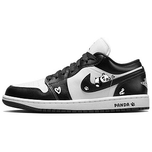Jordan Air Jordan 1 Vintage Basketball Shoes Women's Low top Black/White 1 2691153