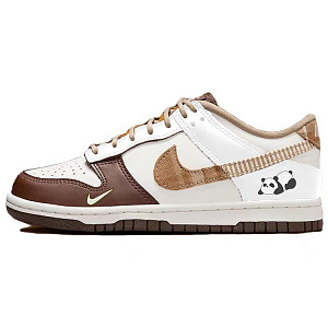 Nike Dunk Slip-Resistant Cushioning Low-Top Skateboard Shoes Women's Brown