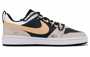 Nike Court Borough Desert Messenger Non-slip Lightweight Low-Top Skateboard Shoes GS Earth Yellow 1 2691306