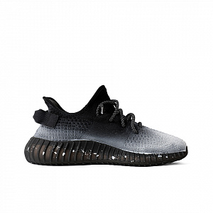 Adidas Originals Yeezy Boost 350 V2 Breathable Moisture-Wicking Coverage Low-Top Casual Shoes Unisex Black Gray 1 2691470
