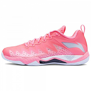 LiNing Falcon 5 Slip Resistant, Breathable, And Resilient Low Top Badminton Shoes Unisex Pink