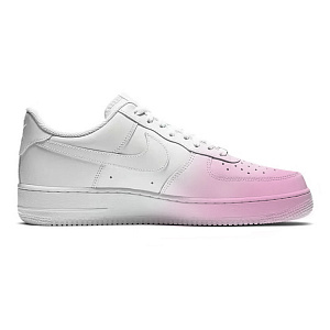 Nike Air Force 1 Anti-Slip Wear-Resistant Low-Top Skateboard Shoes Women's White Pink 1 2691700