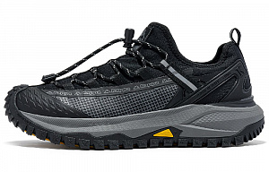 Kappa Height Increasing Abrasion Resistant Slip Resistant Low top Running Shoes Men's Black Gray