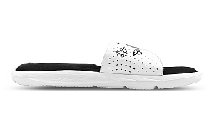 Under Armour Ignite Slip-Resistant Abrasion-Resistant Slide Slippers Men's Black White 1 2692584