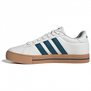 Adidas Anti Slip Wear Resistant Low Top Skateboard Shoes Unisex White Green Yellow 1 2693466