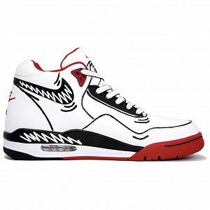 Nike Flight Legacy Mid Top Vintage Basketball Shoes Unisex Red White Black 1 2693508