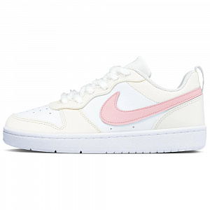 Nike Court Borough Non slip Lightweight Low top Skateboard Shoes Women's Ivory