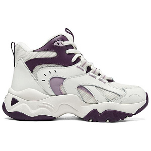 Skechers DLITES Mid Top Casual Running Shoes Women's White Purple 1 2693663