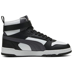 PUMA RBD Game Breathable Mid Top Skateboard Shoes Unisex Black White 1 2694216
