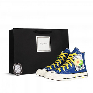 Converse 1970s Non-slip Lightweight High-Top Canvas Shoes Unisex Blue