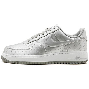 Nike Air Force 1 Low '07 LV8 Metallic Silver Perforated