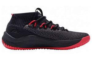Adidas Dame 4 Black Gold Scarlet 1 2695487