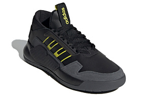 Adidas Neo Bball90s 'Black Gray Yellow' 1 2695872