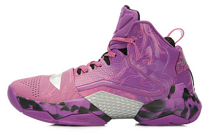 LiNing Power 2 High Top Basketball Shoes Men's Black Purple