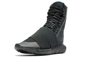 Y-3 Qasa Boot High-Top Stylish Skateboarding Shoes Unisex Black 1 2698275